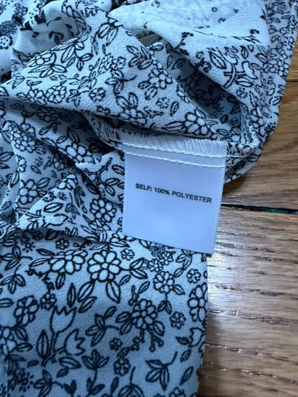 Rose + Olive Womens Sleeveless Mini Dress Size XL Black White Floral Summer NWT